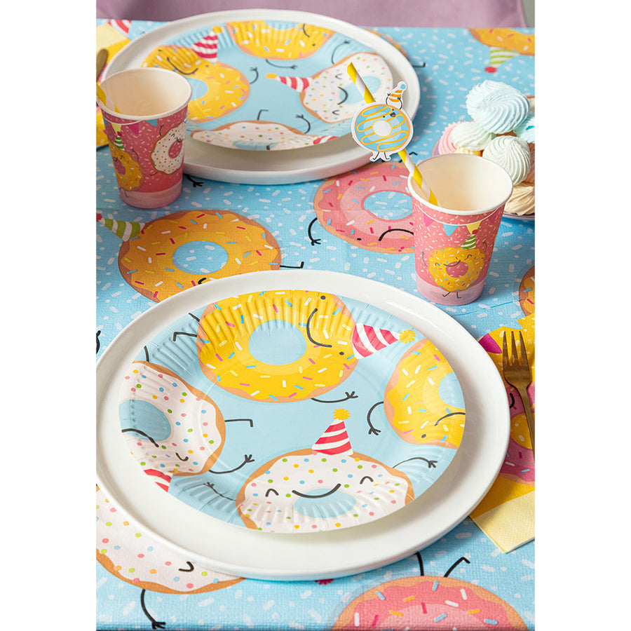 Donut Papierteller Boland – 23cm Durchmesser – 8 Stück – Detailansicht