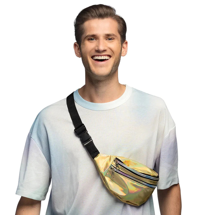 Bauchtasche Goldene 80er – Boland Retro Gürteltasche Aus Kunstleder - Fasnacht24.ch