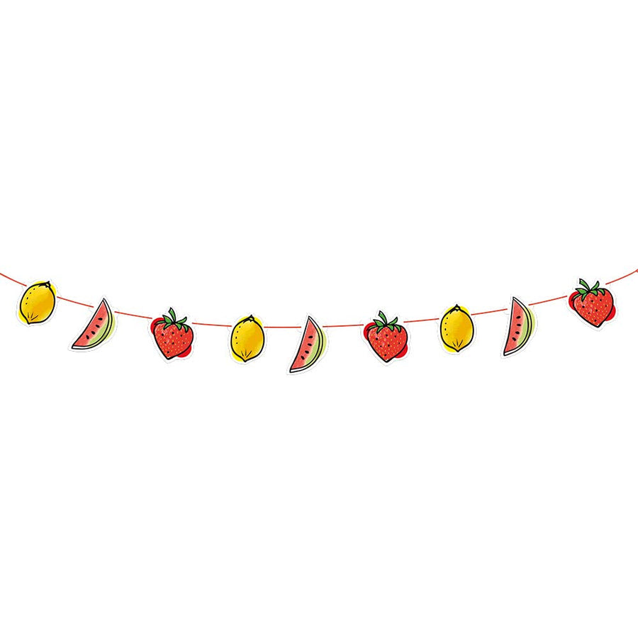 Boland Obst Pappbanner – 300 cm Sommer Geburtstag Deko – Detailansicht