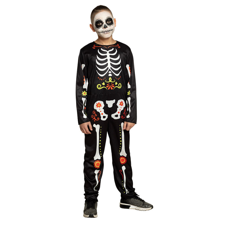 Kinderkostüm Boland Catrin Tod – Halloween Overall Mit Kapuze Und Bändern – Produktansicht