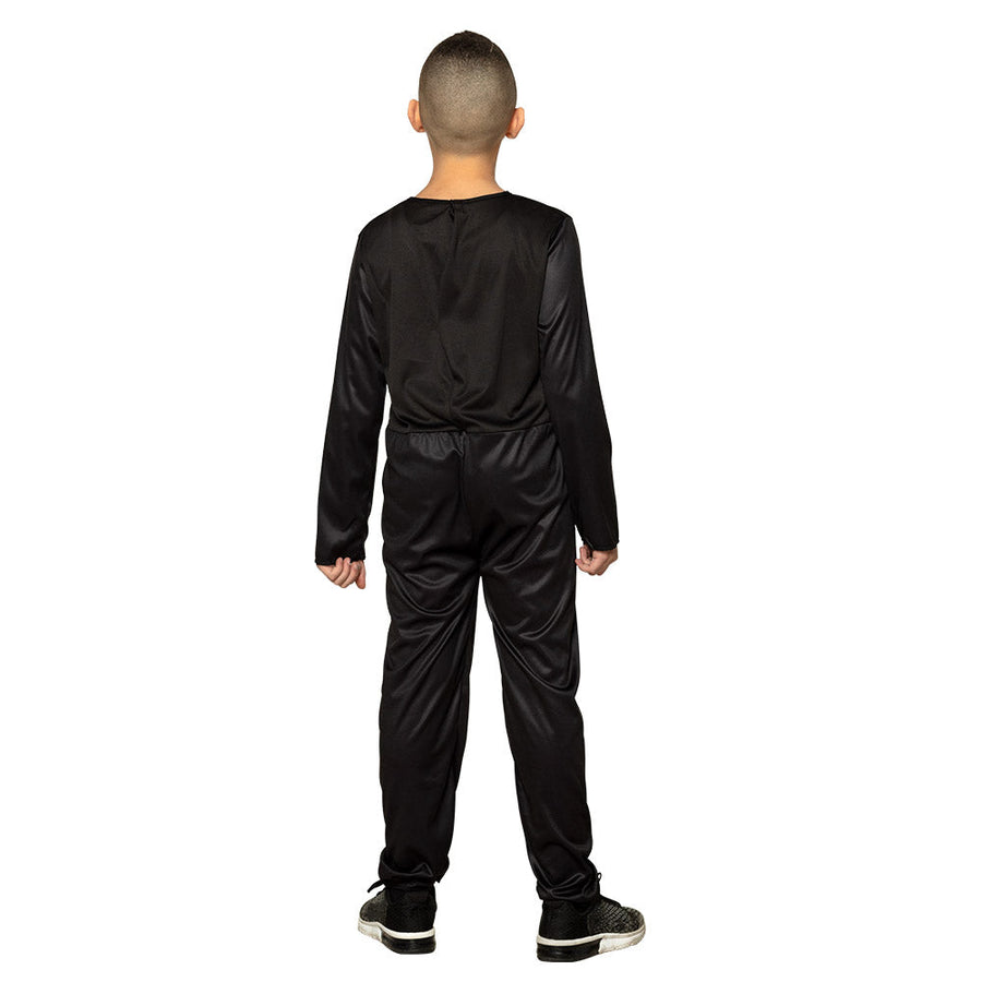 Kinderkostüm Boland Catrin Tod – Halloween Overall Mit Kapuze Und Bändern – Detailansicht