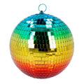 Boland Disco Spiegel Kugel 20 cm Regenbogen Party Dekoration