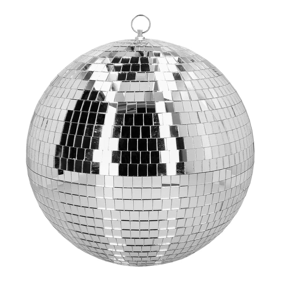 Disco Spiegelball Silber 30cm – Boland Party Dekoration Kugel - Fasnacht24.ch