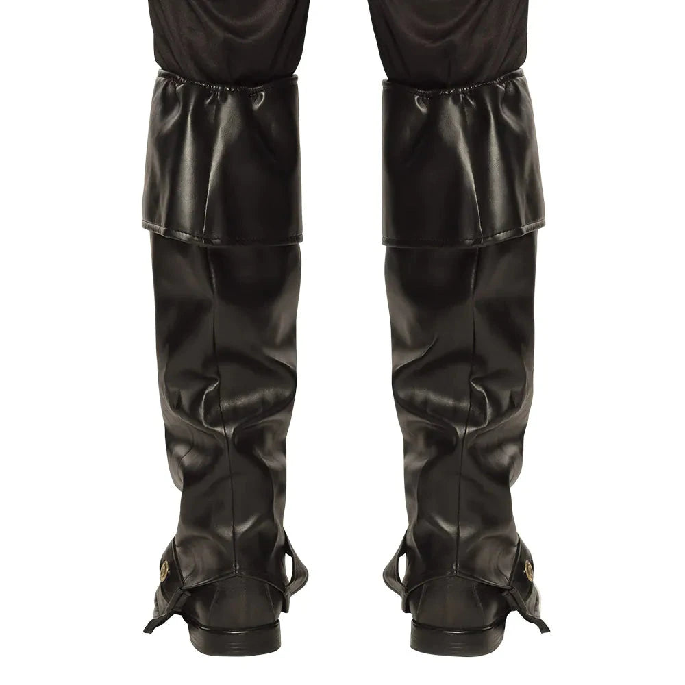 Boland Ryder Schwarze Wasserdichte Boot Gamaschen – Wasserabweisend - Fasnacht24.ch