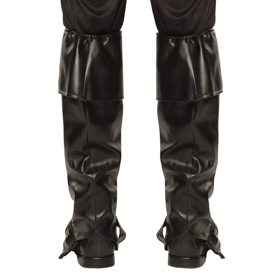 Boland Ryder Schwarze Wasserdichte Boot Gamaschen – Wasserabweisend - Fasnacht24.ch