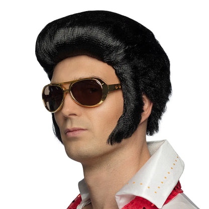 Boland Gold Aviator Sonnenbrille – Elvis Rock'n'Roll UV400 - Fasnacht24.ch