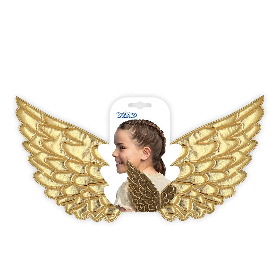 Engelflügel Aurora Gold – Boland Kinder Flügel für Karneval & Party - Fasnacht24.ch