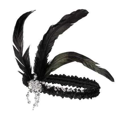 Boland Flapper Kostüm Set – Stirnband, Halskette & Zigarettenspitze - Fasnacht24.ch