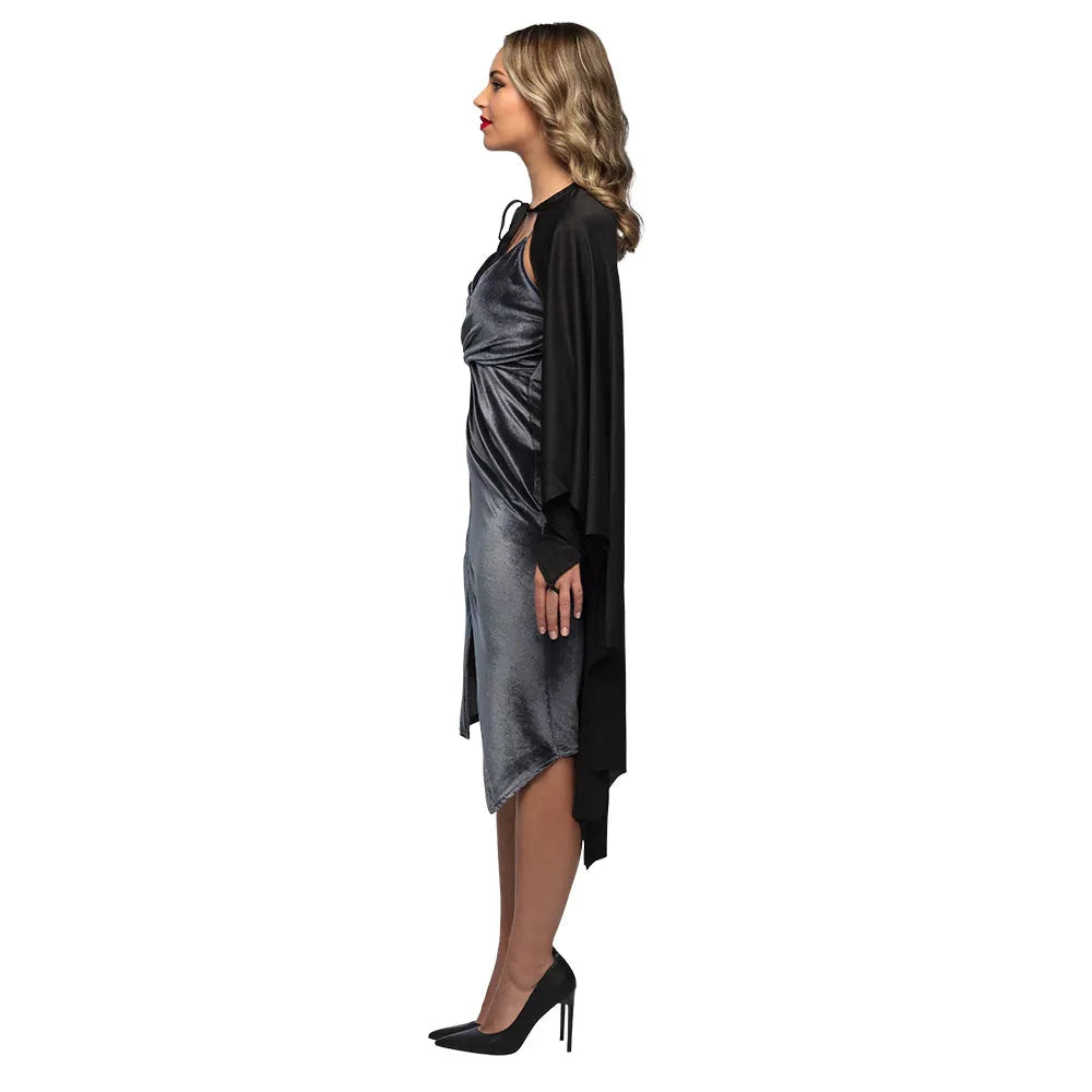 Fledermaus Umhang – Boland Schwarzer Bat Cape 120cm für Erwachsene - Fasnacht24.ch