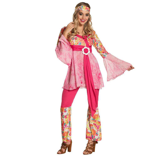 Boland Hippie Kostüm Damen – Flower Power Retro 70er Jahre Outfit - Fasnacht24.ch