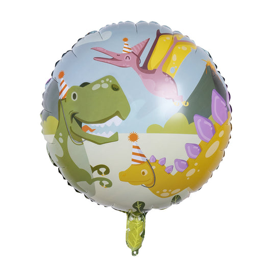 Dinosaurier Folienballon 45 cm – Boland Doppelseitig Bedruckt - Fasnacht24.ch
