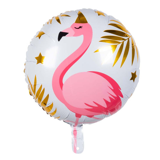 Folienballon Flamingo Zweiseitig 45 cm – Boland Party Deko - Fasnacht24.ch