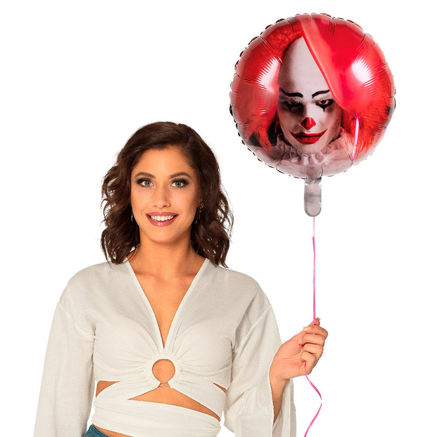 Folienballon Horror Clown Boland 45cm Doppelseitig Halloween Dekoration – Produktansicht