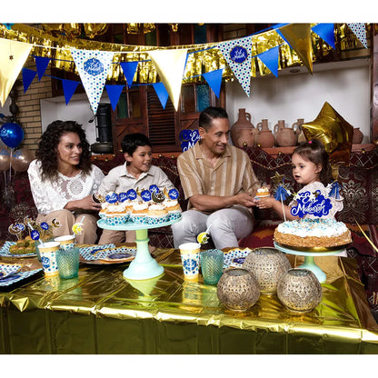Boland Eid Mubarak Ballongirlande Goldfolie Festliche Dekoration – Detailansicht