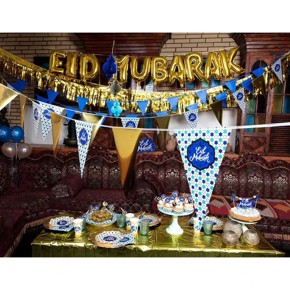 Boland Eid Mubarak Ballongirlande – Goldfolie - Fasnacht24.ch