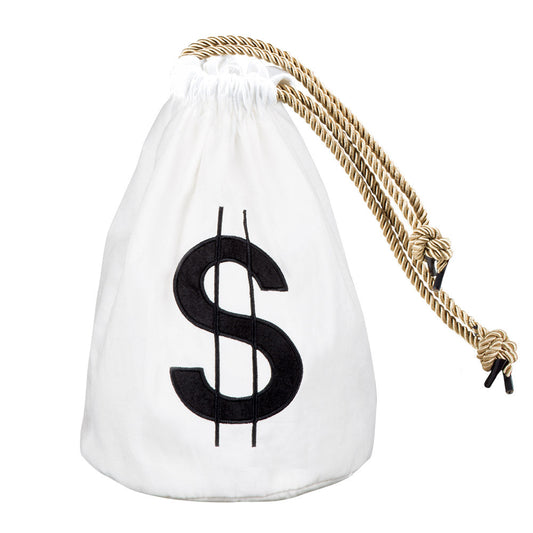 Geldsack Weiß – Boland Drawstring Money Bag 29x20cm Poly-Cotton - Fasnacht24.ch