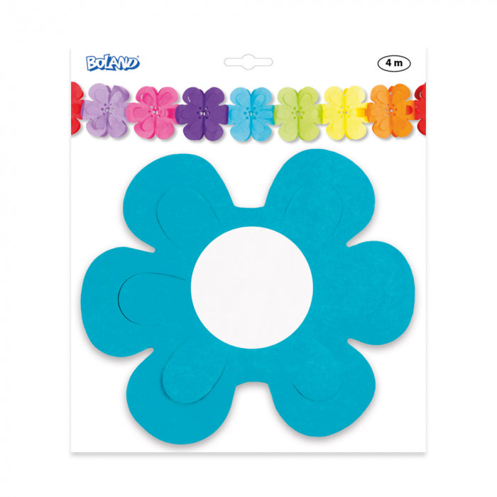 Boland Flower Power Girlande 4m UV-Sichere Dekorative Blumenkette – Produktansicht
