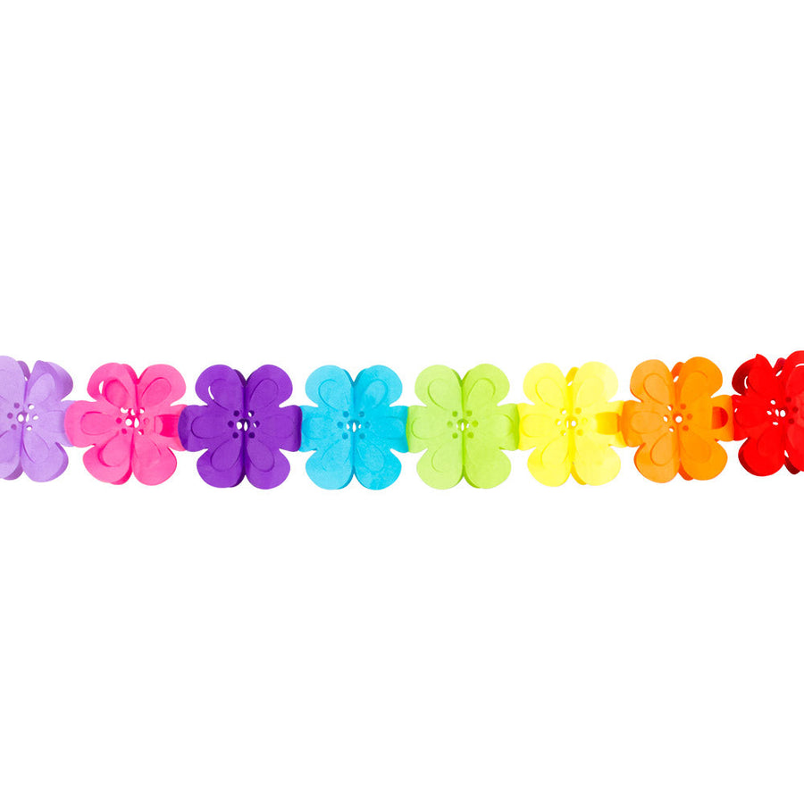 Boland Flower Power Girlande 4m UV-Sichere Dekorative Blumenkette – Detailansicht