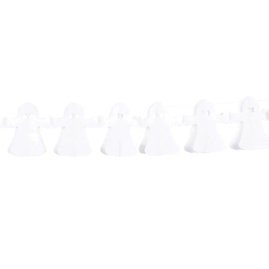 Halloween Geist Girlande – Boland 4 Meter Hängedekoration Polyester - Fasnacht24.ch