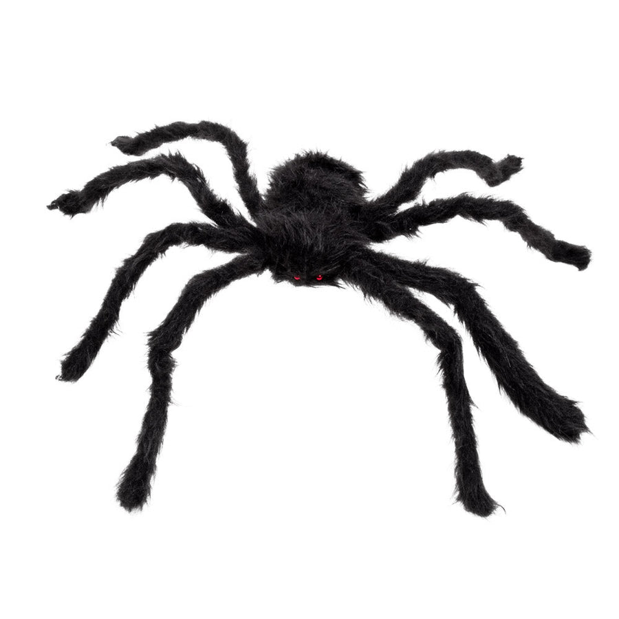 Boland XXL Hairy Fat Black Spider Dekoration – 65 cm Halloween Deko - Fasnacht24.ch