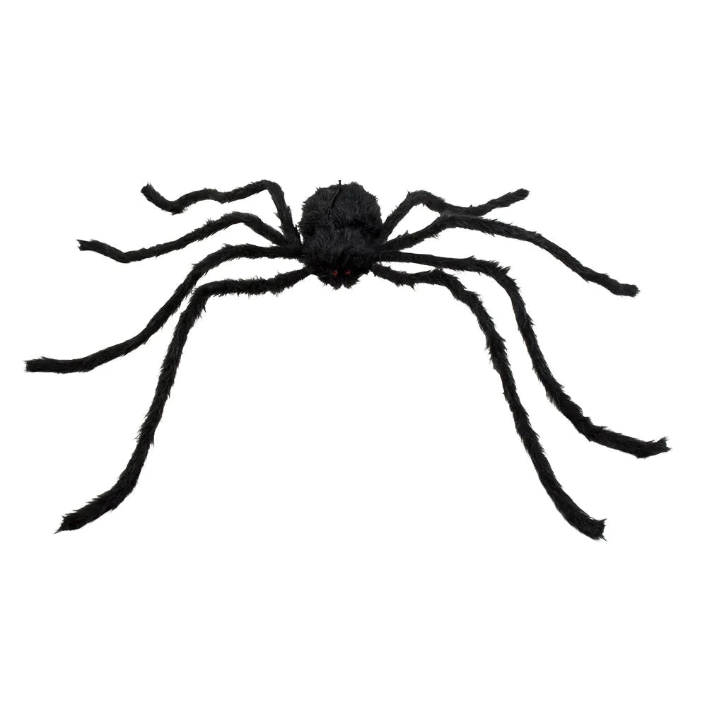 Halloween Realistische Spinne XL 75x125cm – Boland Haarige Deko - Fasnacht24.ch
