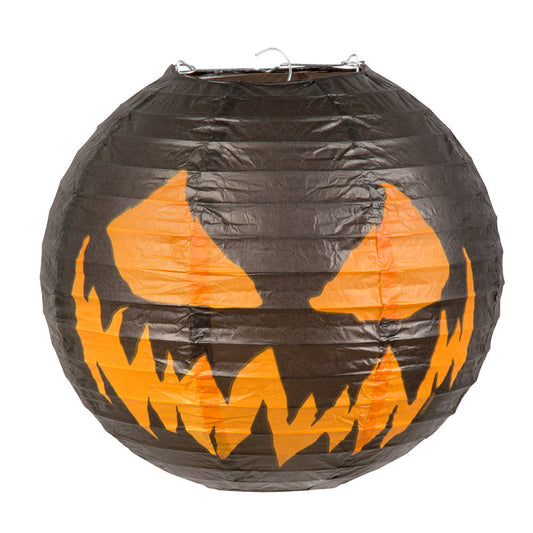 Halloween Kürbis Laterne – Boland 25cm Metall & Papier Deko - Fasnacht24.ch