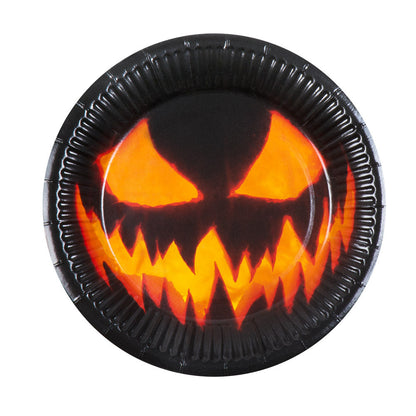 Halloween Party Tischdeko Set – Boland Gruseliger Kürbis, 25-teilig – Seitenansicht