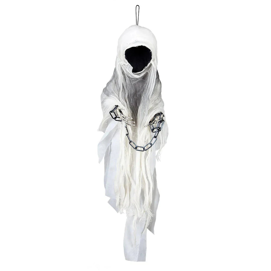 Gesichtsloser Geist Hängedekoration 100cm – Boland Halloween Deko - Fasnacht24.ch