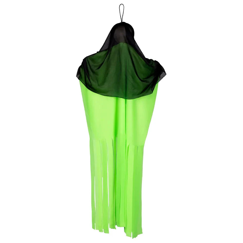 Boland Neon Schädel Hängedekoration – 4 Farben, 90 cm Halloween Deko - Fasnacht24.ch