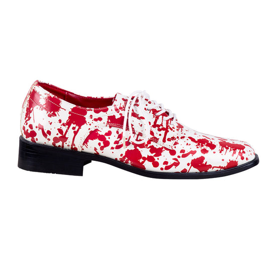 Horror Schuhe Herren – Boland Halloween Kostüm Schuhe Schwarz Leder - Fasnacht24.ch