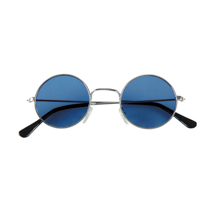 Polarized Sonnenbrille – Boland Hippie Brille Blau mit UV400 Schutz - Fasnacht24.ch – Seitenansicht