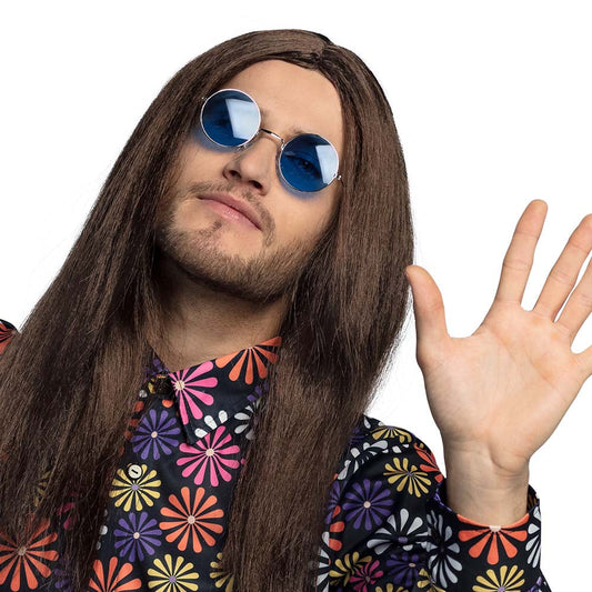 Polarized Sonnenbrille – Boland Hippie Brille Blau mit UV400 Schutz - Fasnacht24.ch