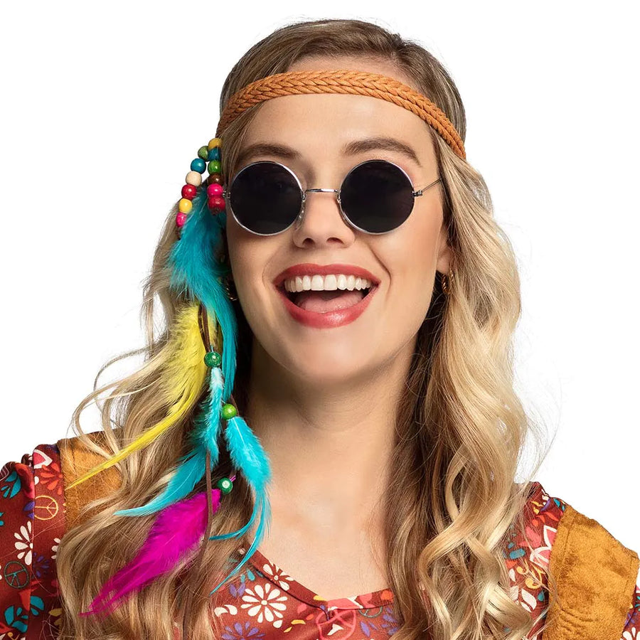 Sonnenbrille Boland Hippie – Retro UV400 Schutz, 6 Farben - Fasnacht24.ch