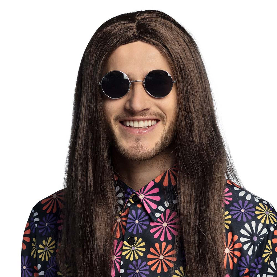 Boland Hippie Sonnenbrille – Runde Graue Metallfassung mit UV400 – Detailansicht