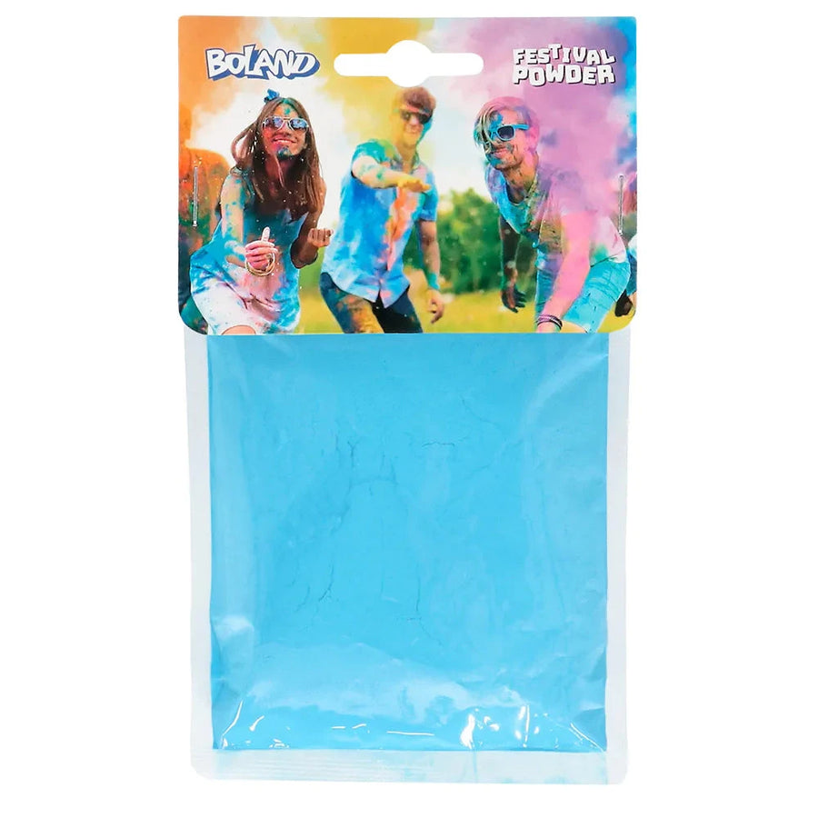 Holi Farbpulver Blau – Boland UV-Aktiv & Hautfreundlich 100g - Fasnacht24.ch