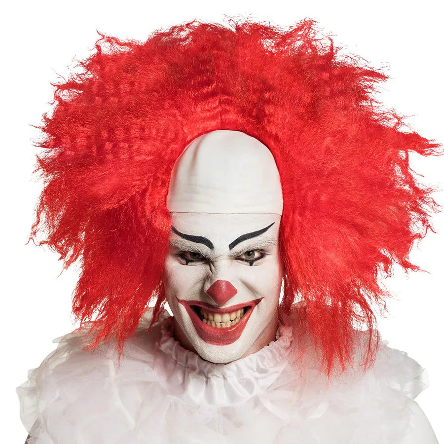 Boland Horror Clown Perücke – Rote Synthetik Perücke für Erwachsene - Fasnacht24.ch
