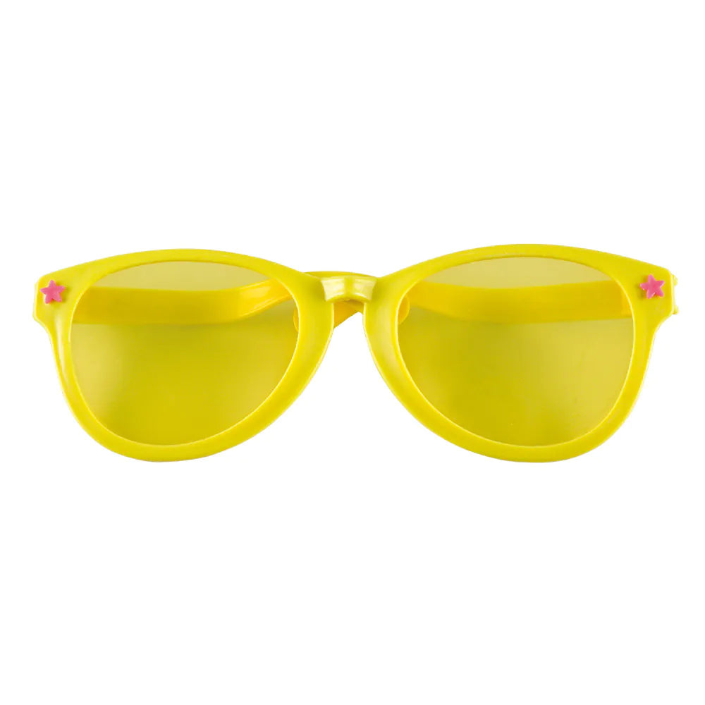 Boland Jumbo Partybrille in Blau, Rot, Grün oder Gelb, große, auffällige Sonnenbrille.