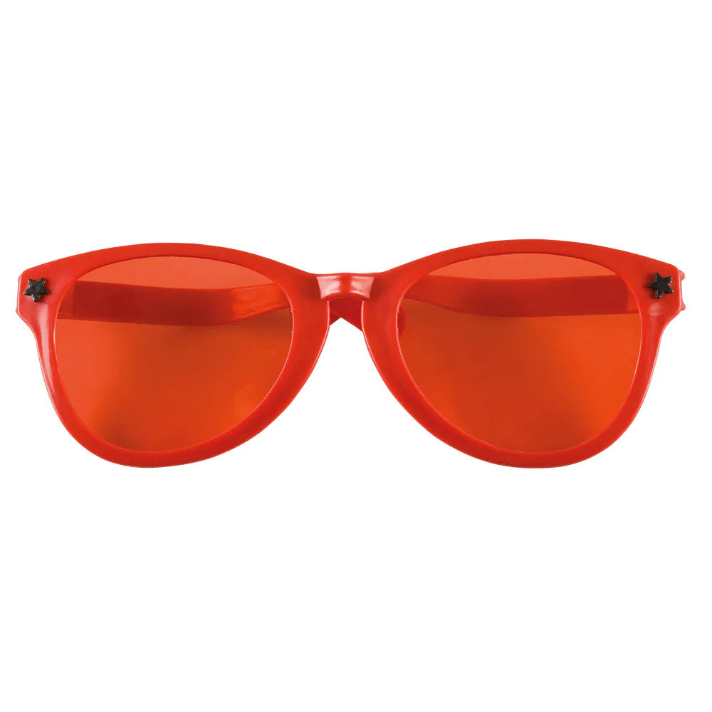 Boland Jumbo Partybrille in Blau, Rot, Grün oder Gelb, große, bunte Sonnenbrille aus Kunststoff.