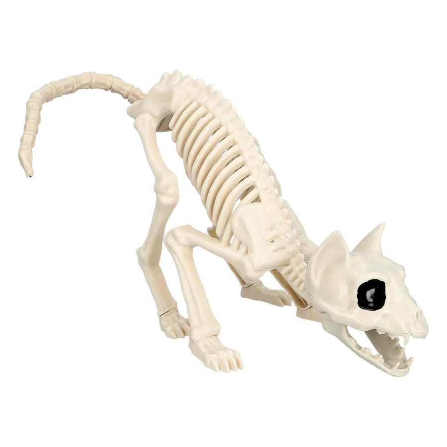 Katzen Skelett Halloween Dekoration – Boland 51 cm Kunststoff - Fasnacht24.ch