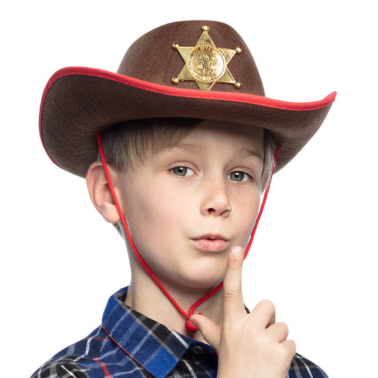 Boland Kinderhut Rookie Sheriff Cowboyhut – Kinderkostüm, Strohhut - Fasnacht24.ch