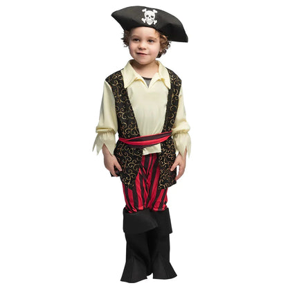 Boland Kinderkostüm Pirat Rocco für Jungen 3-4 Jahre Weiches Stoffkostüm Fasnacht24.ch – Produktansicht