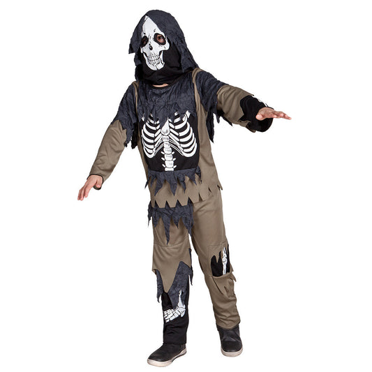 Boland Zombie Skelett Jungenkostüm – Shirt, Hose & Maske - Fasnacht24.ch