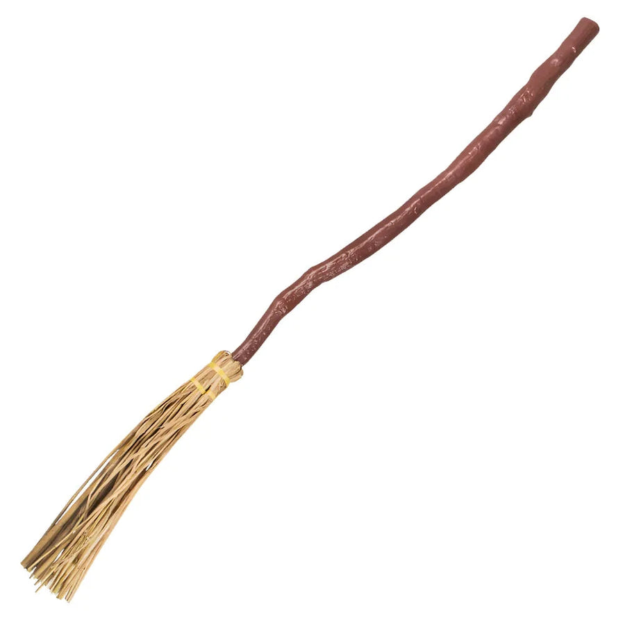 Boland Hexenbesen 90cm Braun Holzgriff Klassischer Hexenbesen - Fasnacht24.ch – Produktansicht
