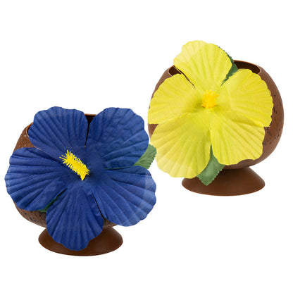 Boland Kokosnuss Trinkbecher mit Blume 300 ml - Fasnacht24.ch – Produktansicht