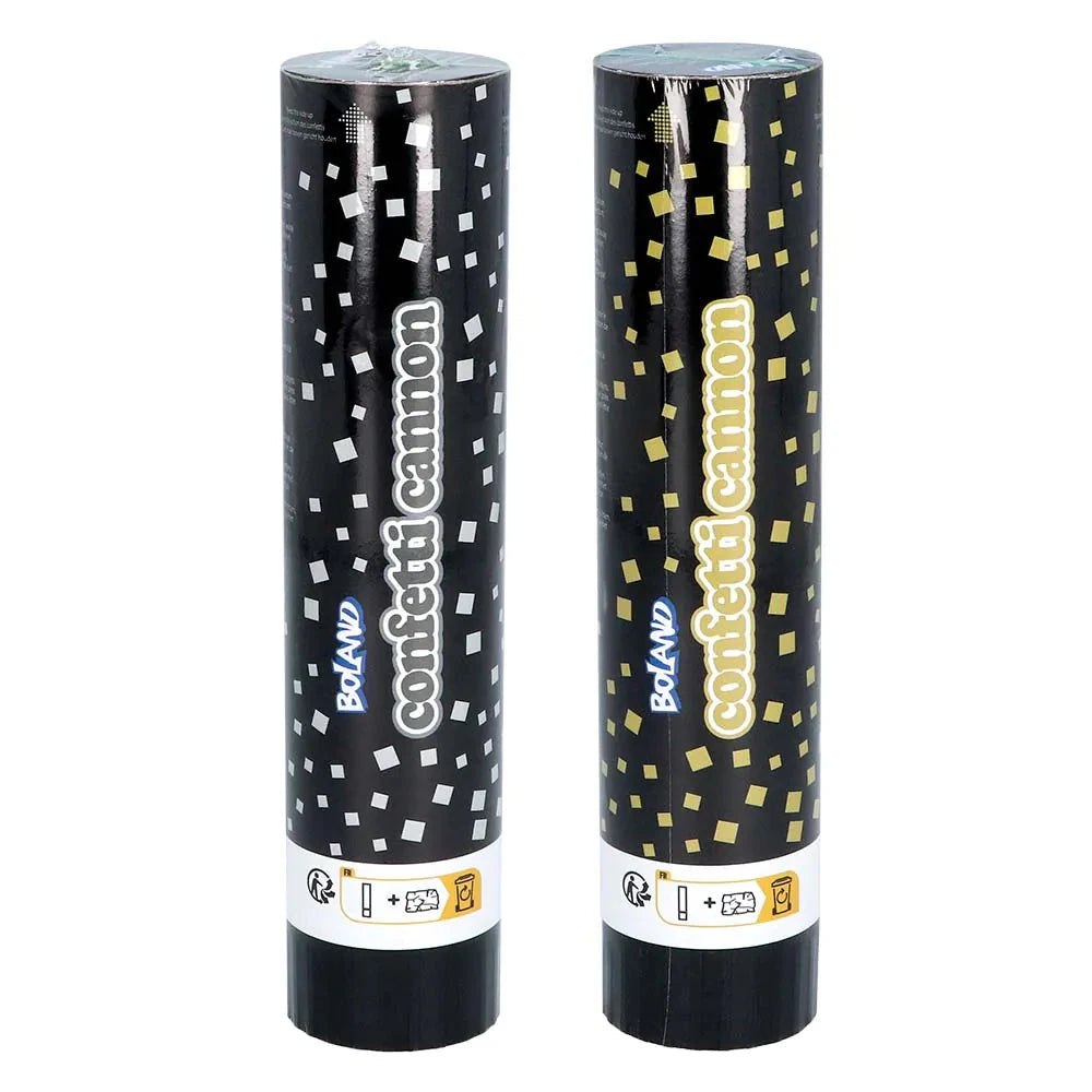 Konfetti Kanone 20cm – Boland Party Popper in Silber oder Gold - Fasnacht24.ch