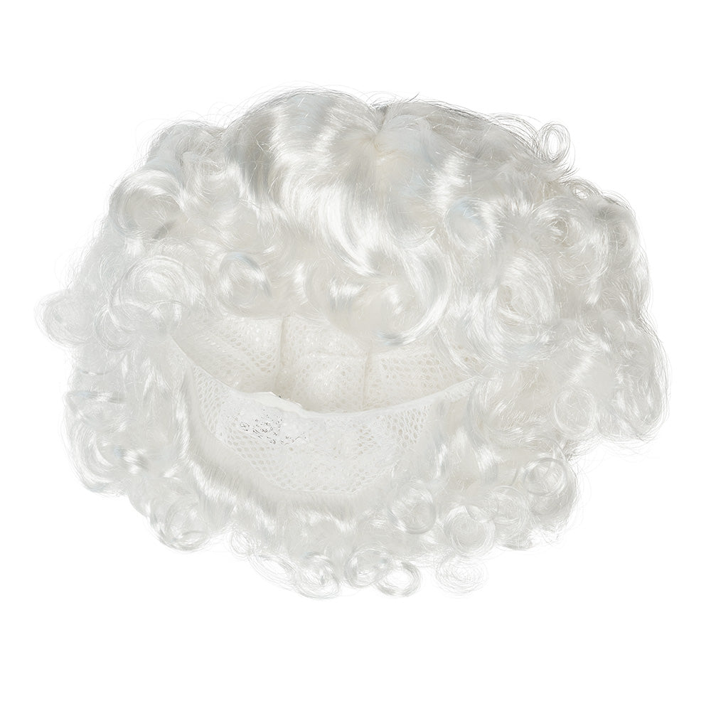 Vollständiges Weihnachtsmann-Kostüm in Rot mit Jacke, Hose, Mütze, Bart und Zubehör.