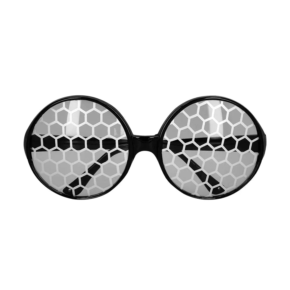 Marienkäfer Kostüm Set mit roten und schwarzen Flügeln, Haarreif und wackelnden Antennenbrille.