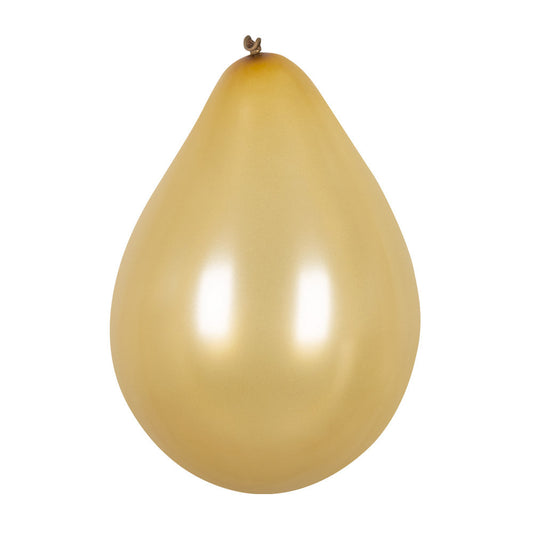 Latexballons Gold 23cm – Boland 6er Pack Metallic Partydeko - Fasnacht24.ch
