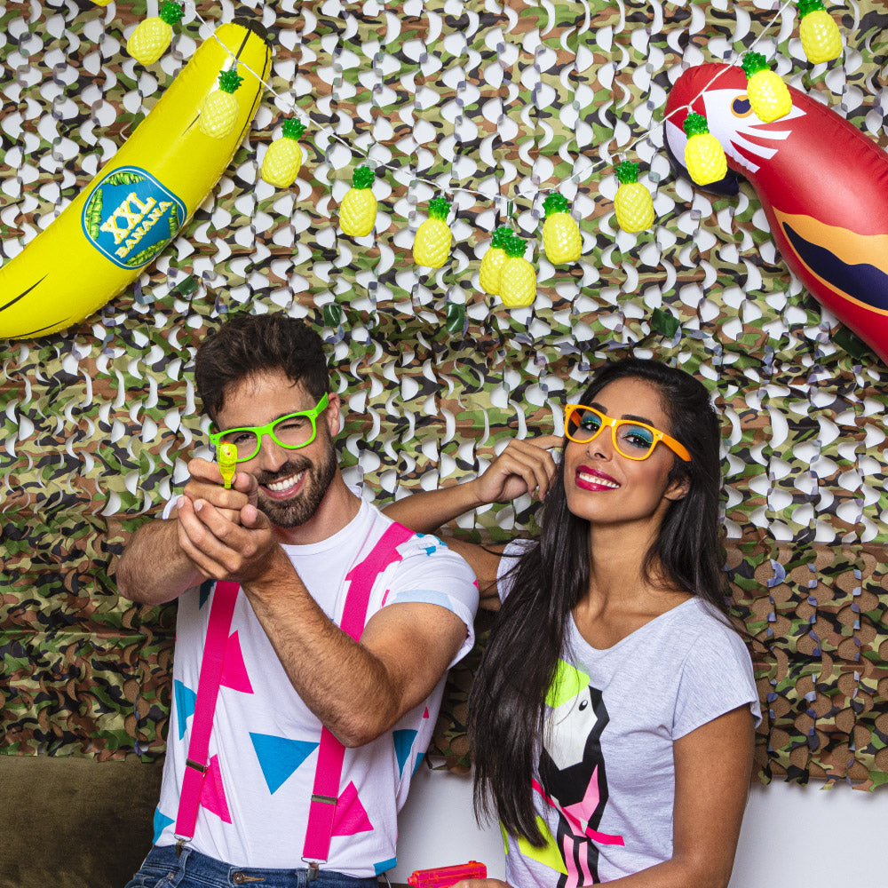 Boland LED Ananas Lichterkette – 140 cm, Batteriebetrieben, Wetterfest - Fasnacht24.ch