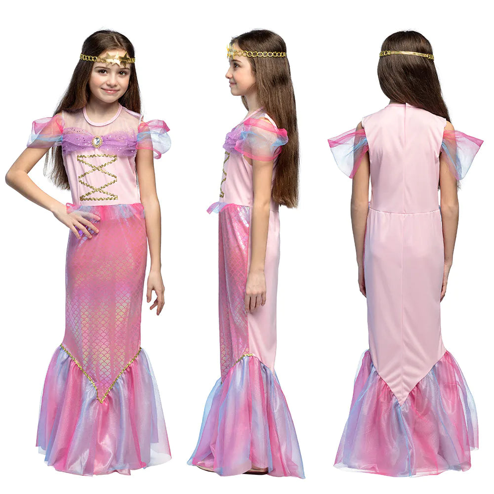 Kinderkostüm Meerjungfrau Alana von Boland – Glitzerndes Prinzessinnen Outfit - Fasnacht24.ch